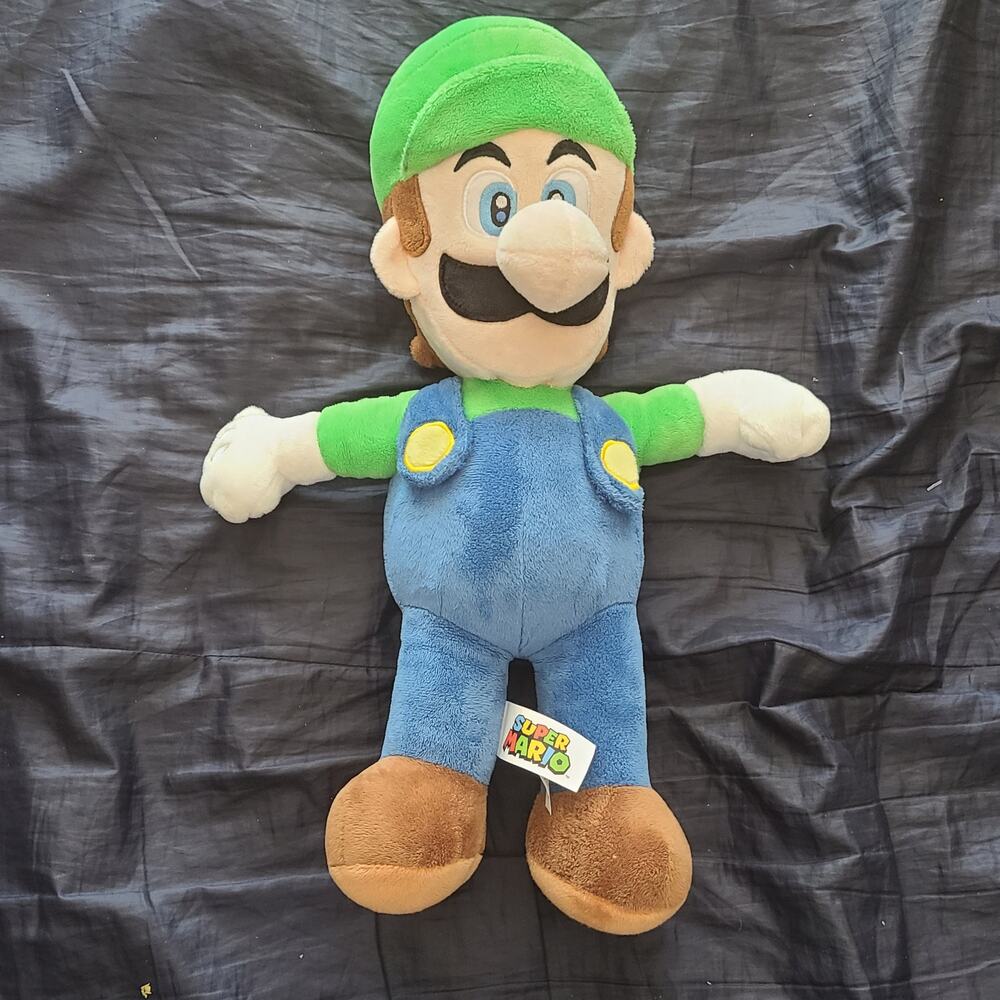 Official Super Mario Luigi Plush 12”